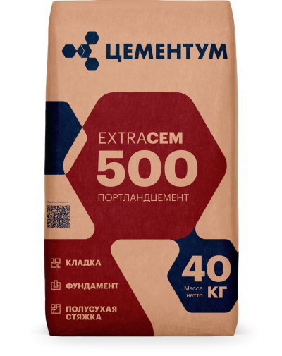 Цемент ExtraCEM 500 front